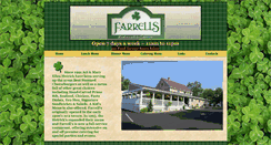 Desktop Screenshot of farrellscaterers.com