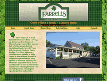 Tablet Screenshot of farrellscaterers.com